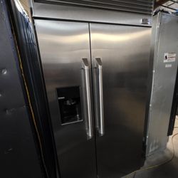 42" GE MONOGRAM BUILT IN STAINLESS STEEL REFRIGERATOR 