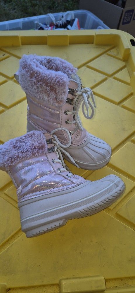 Toddler Size 10 Girl Snow Boots
