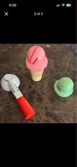 Play Ice Cream Toy Set with Scooper