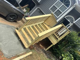 New Deck And Stairs