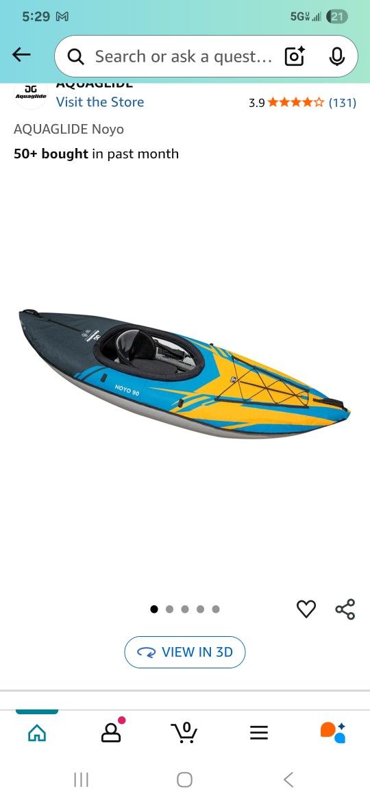New Inflatable Kayak