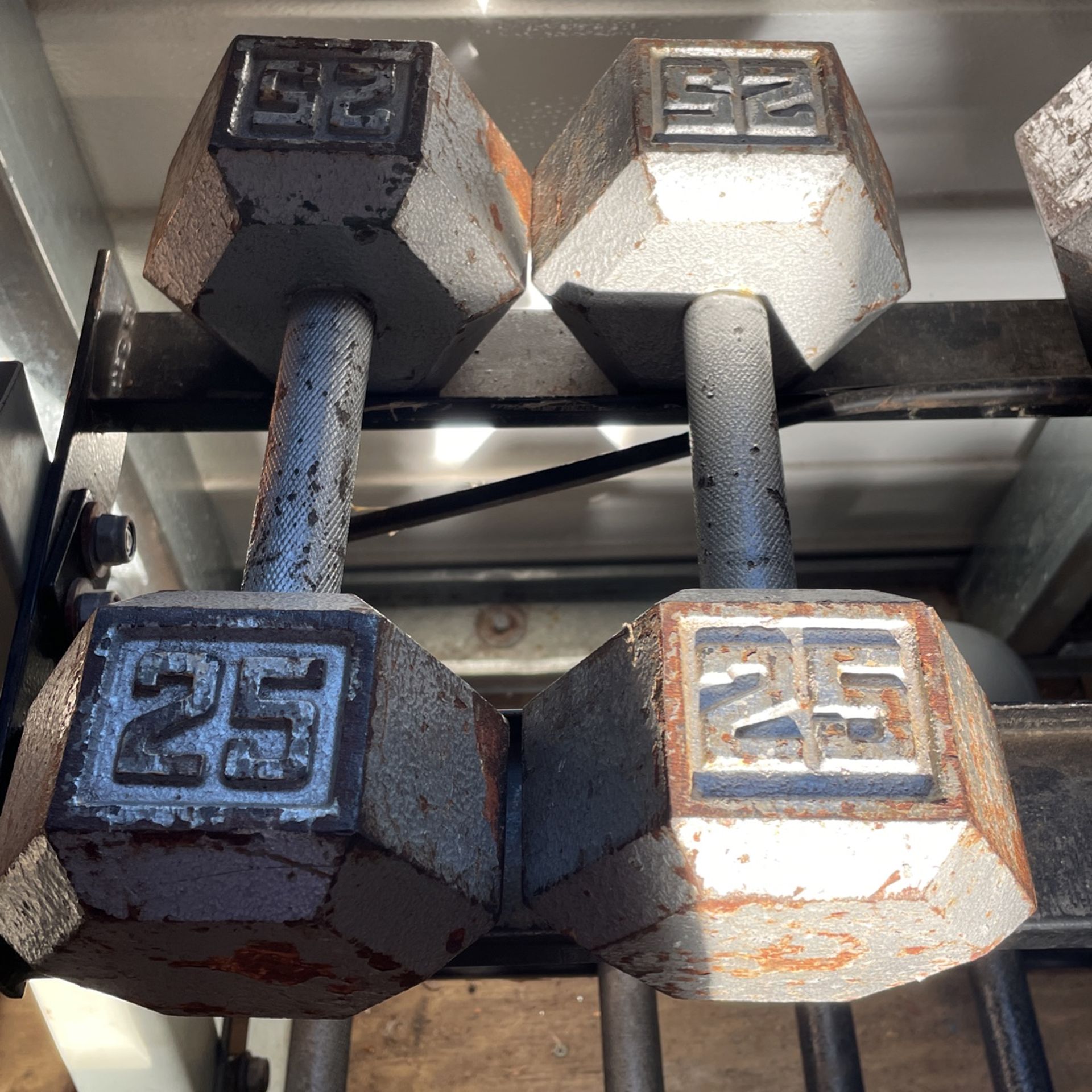 25 Lb Dumbbell Set 