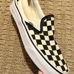 Kids Checkered Vans 