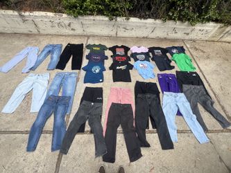 Pants and shirts