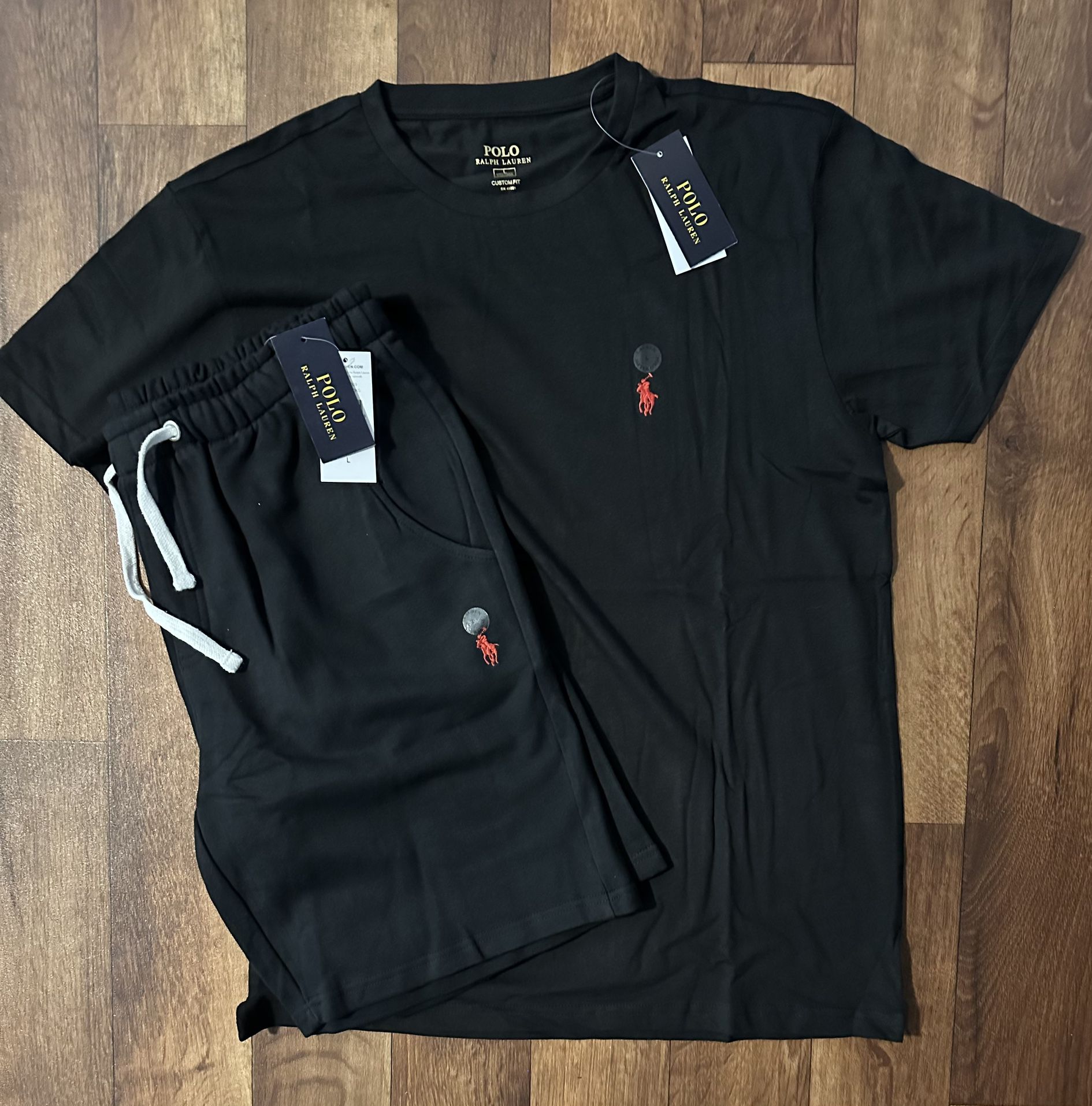 Polo Ralph Lauren Men’s T-shirt & Shorts Set (Shipping Only)