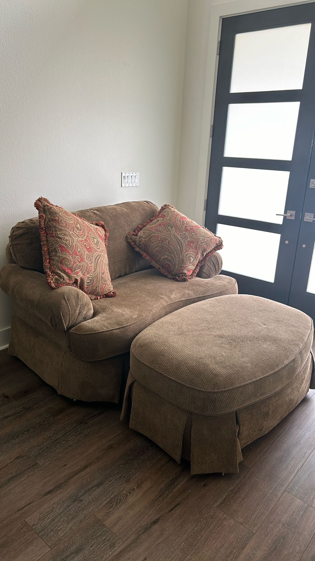 Broyhill Chair And Ottoman