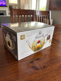 Teabloom Glass Teapot