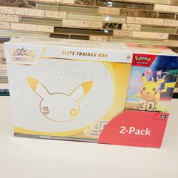 Pokemon Elite Trainer Box ETB 30th Celebration Trading Card Game