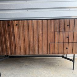 TV Console - Black Marble Top