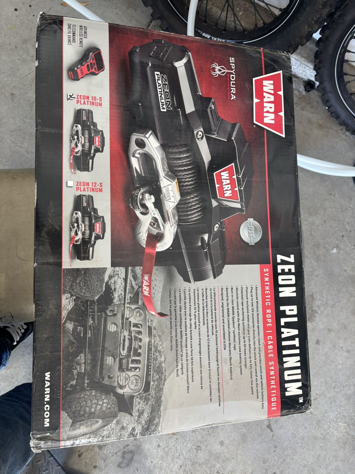 Warn ZEON PLATINUM WINCH