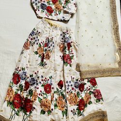 Floral Lahenga