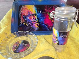 Rolling tray set