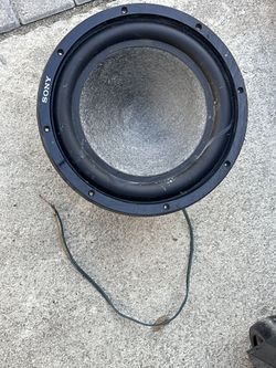 Sony subwoofer speaker