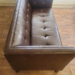 Leather And Suede Sofas