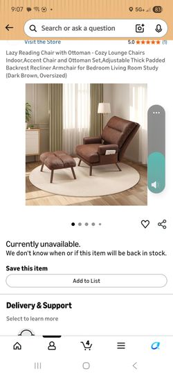 Reclining lounge chair-still in box