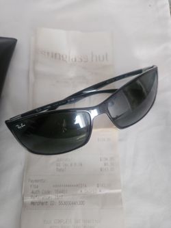Black Ray Ban square / rectangular sunglasses