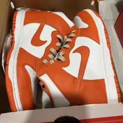 Nike Dunk High Orange Blaze 7Y