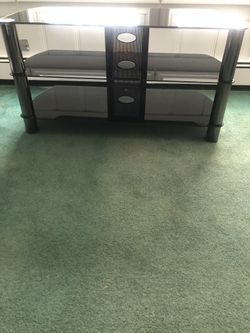 Tv Stand Glass Console 