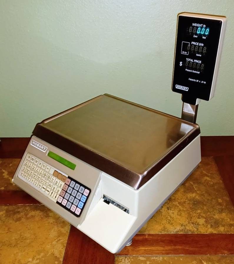 Hobart SP1500 Commercial Scale with Thermal Label Printer & Platform