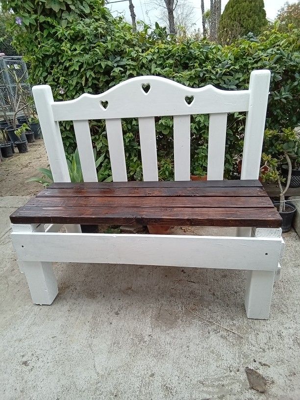 Custom Bench For The Patio Or Porch Or Foyer Or Garden Been Watersealed For Out Side
