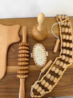 Wooden Body Massage Tool Set