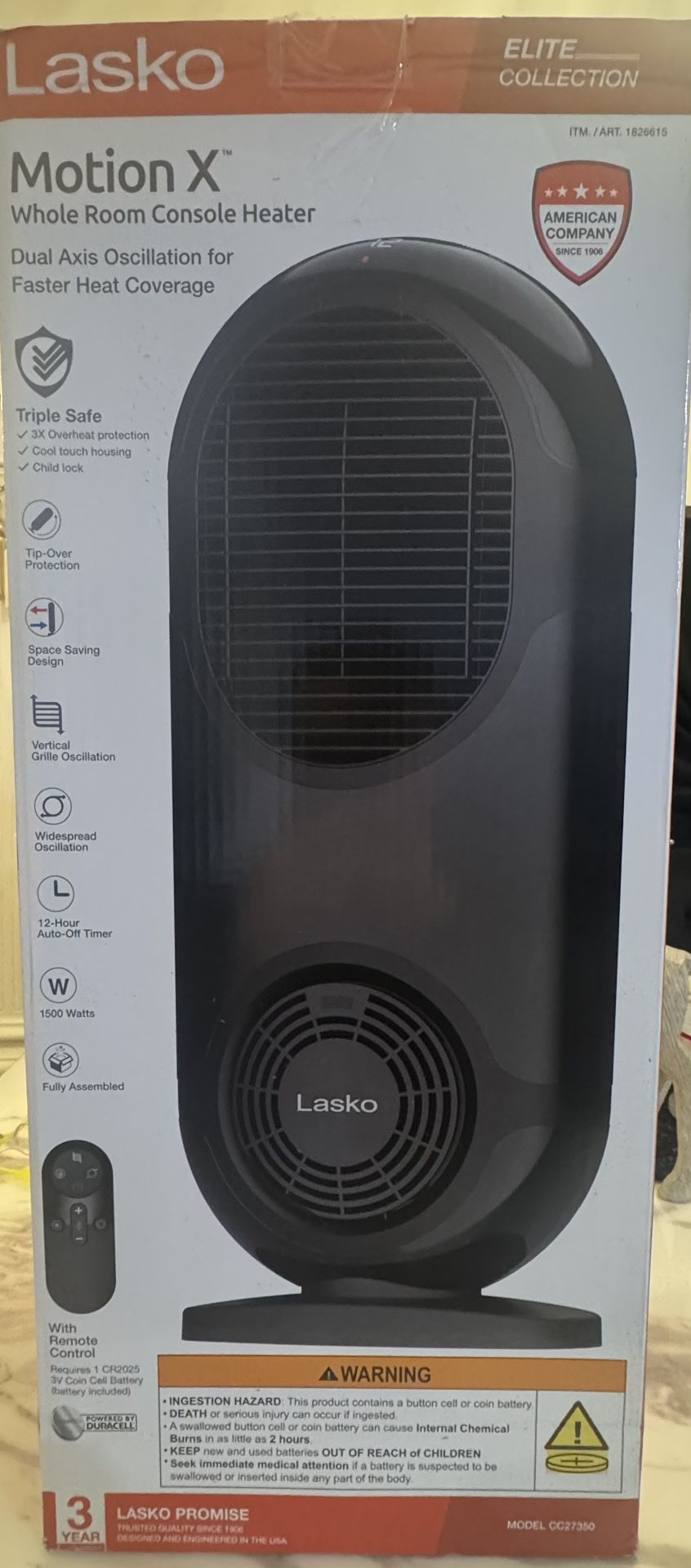 Whole Room Heater Lasko Heater Auto Shut Off Lasko Motion X Whole - Main Image