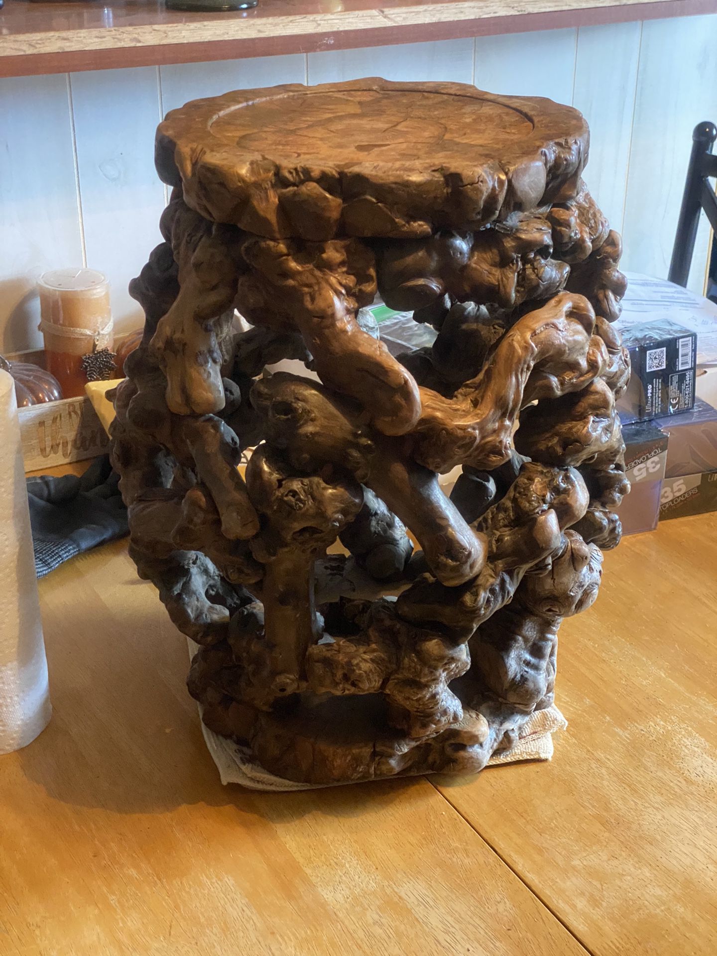 Antique Root Side Table - Very Rare 