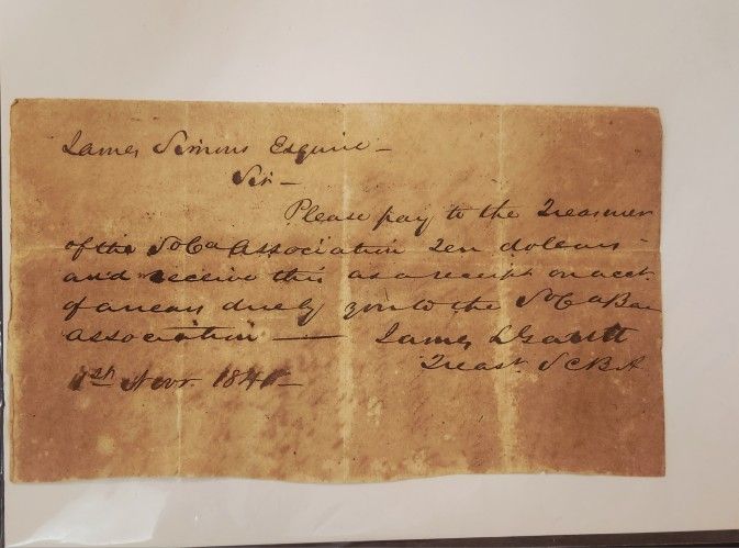 1841 SC Bar Association Request For Payment (See Ad)