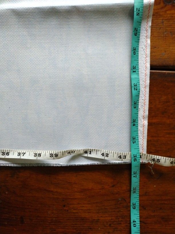 Zweigart 14ct Vintage Blue Whisper, 1 Yard, 36inx43in