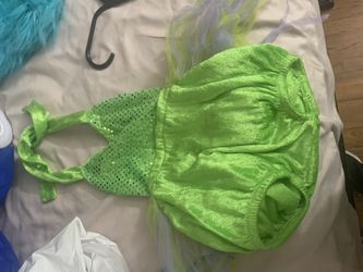 Toddler girl tinker bell costume