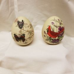 2 Alabaster Eggs