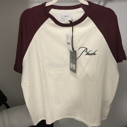 Rhude Raglan Logo T Shirt Size Small 