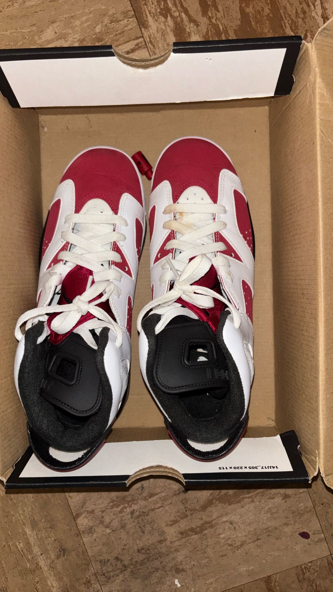Jordan 6 Retro Carmines