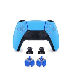 DualSense Controller with TMR joysticks! Zero Drift - Light Blue