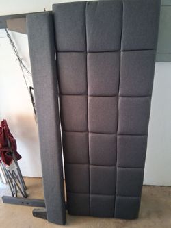 Dark Gray full headboard