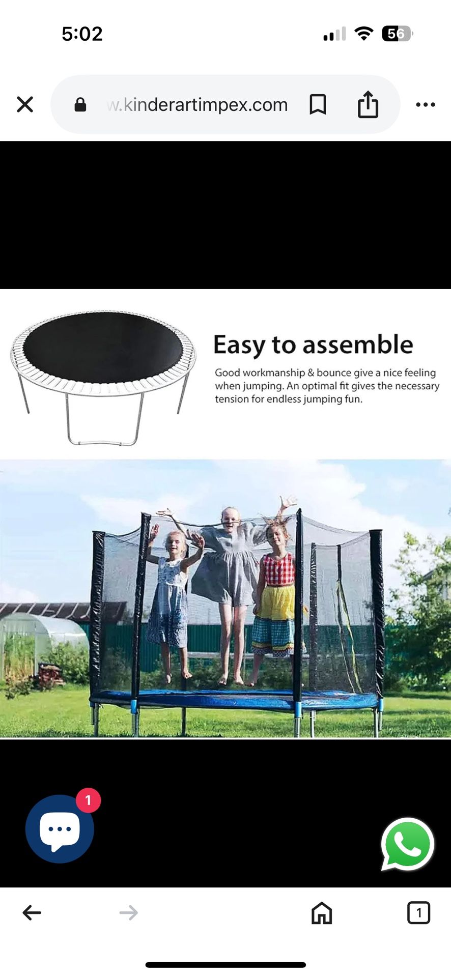 UltraPower Sports 14 ft Trampoline MAT