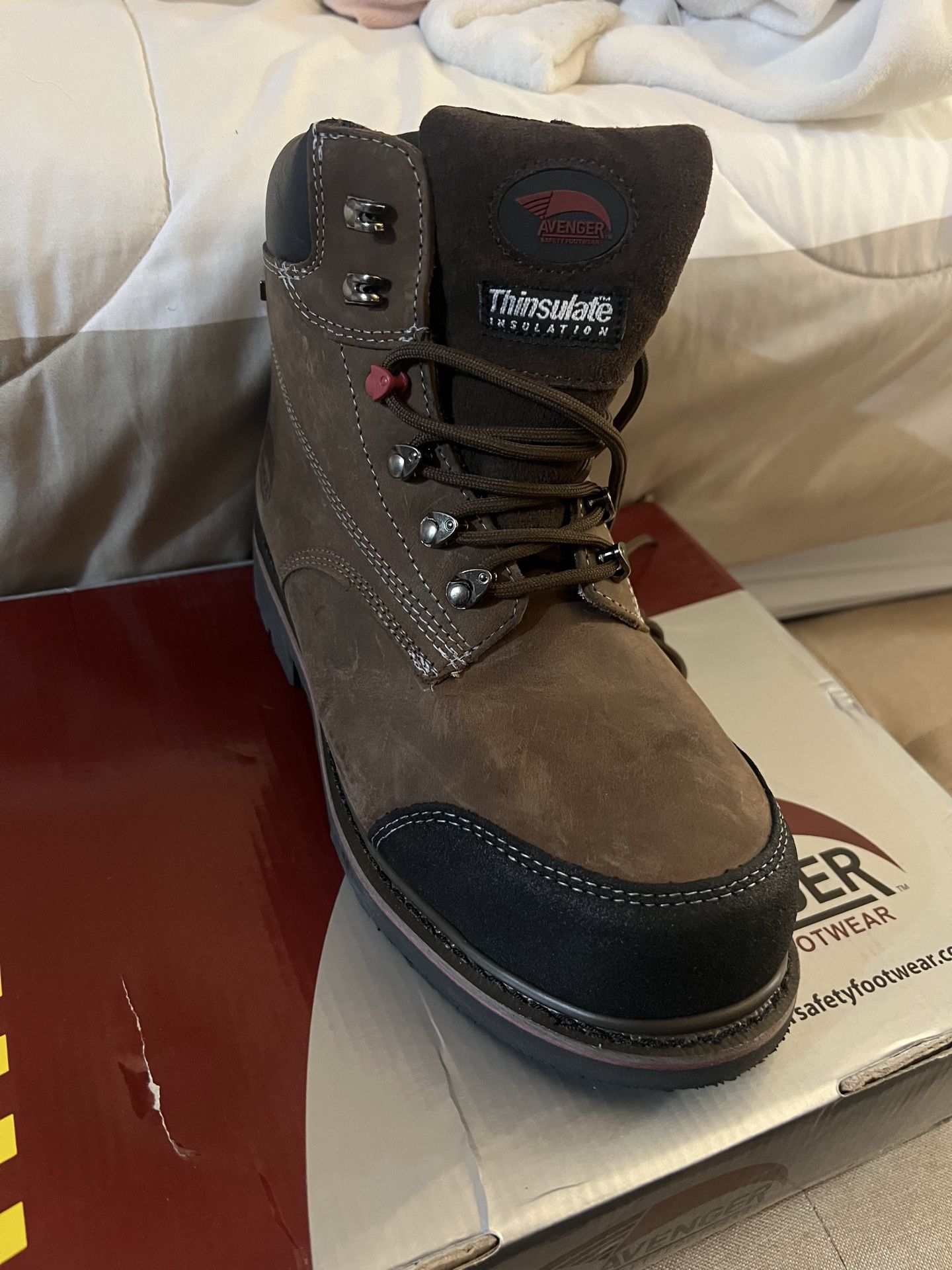 Work boots size 8.5 wide