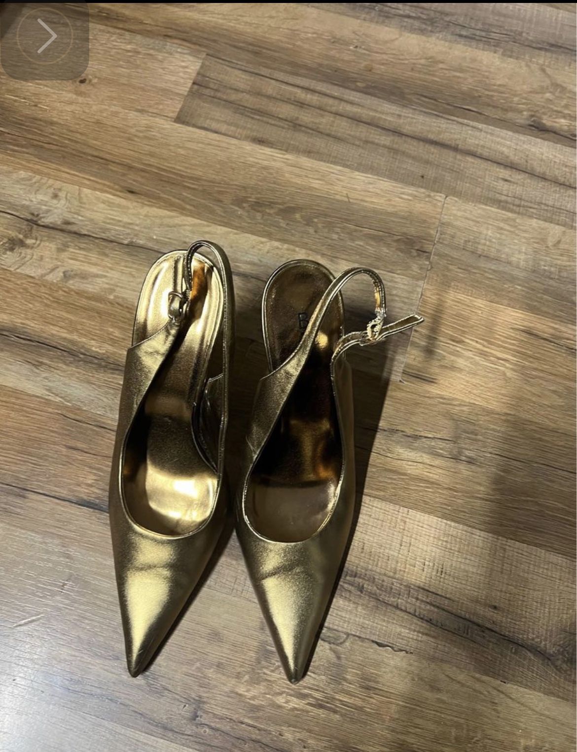 Gold Backer Heels