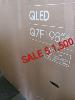 SAMSUNG 98"INCH QLED 4K Q7F