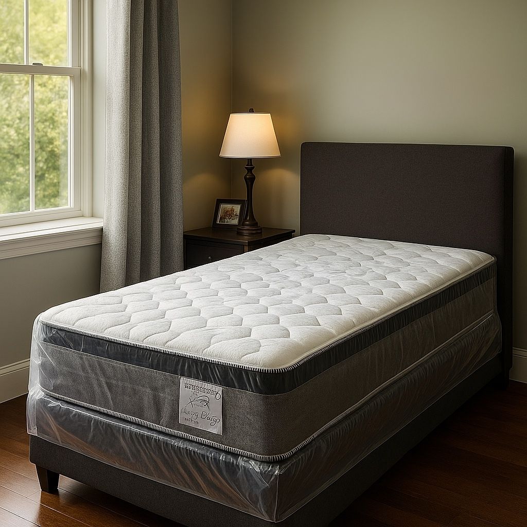 Twin Size Mattress Pillow Top 14” Brand New All sizes in stock Twin Size Mattress Pillow Top 14” Inches Thick ✨New Full-Queen & King Same day Delivery