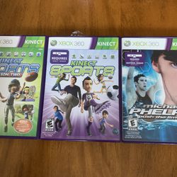 Xbox 360 Kinect Sports Lot 