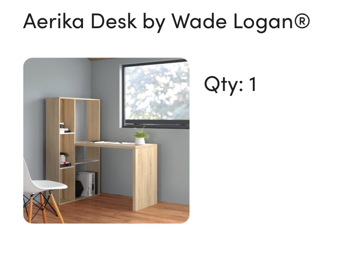 Beautiful Study Desk With Shelves