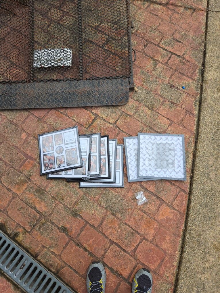 Picture Frames 8 Piece Lot