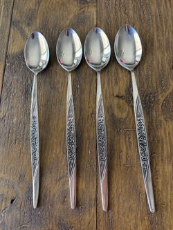 Vintage Mixed Iced Teaspoons