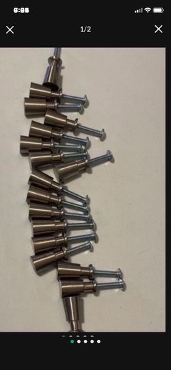 17 Brushed Stainless Barrel Door Knob/Drawer Pulls