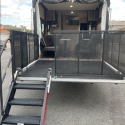 MoRryde RV Toy Hauler Patio Steps 