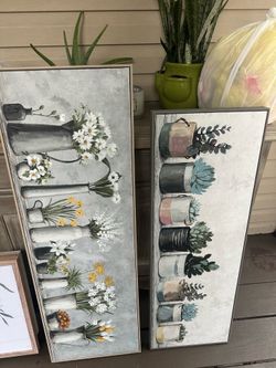 Wall are frame canvas