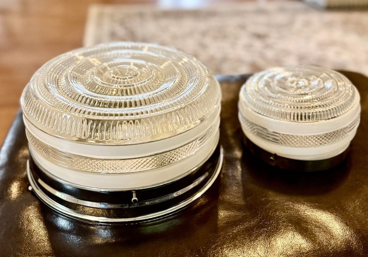 TWO matching Antique 1970s Sconces ((PAIR))