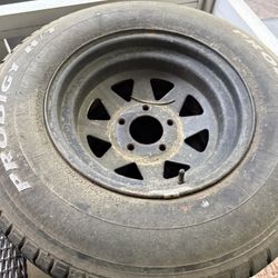 Rim And Tire Set