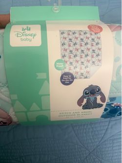 Disney stitch picnic blanket
